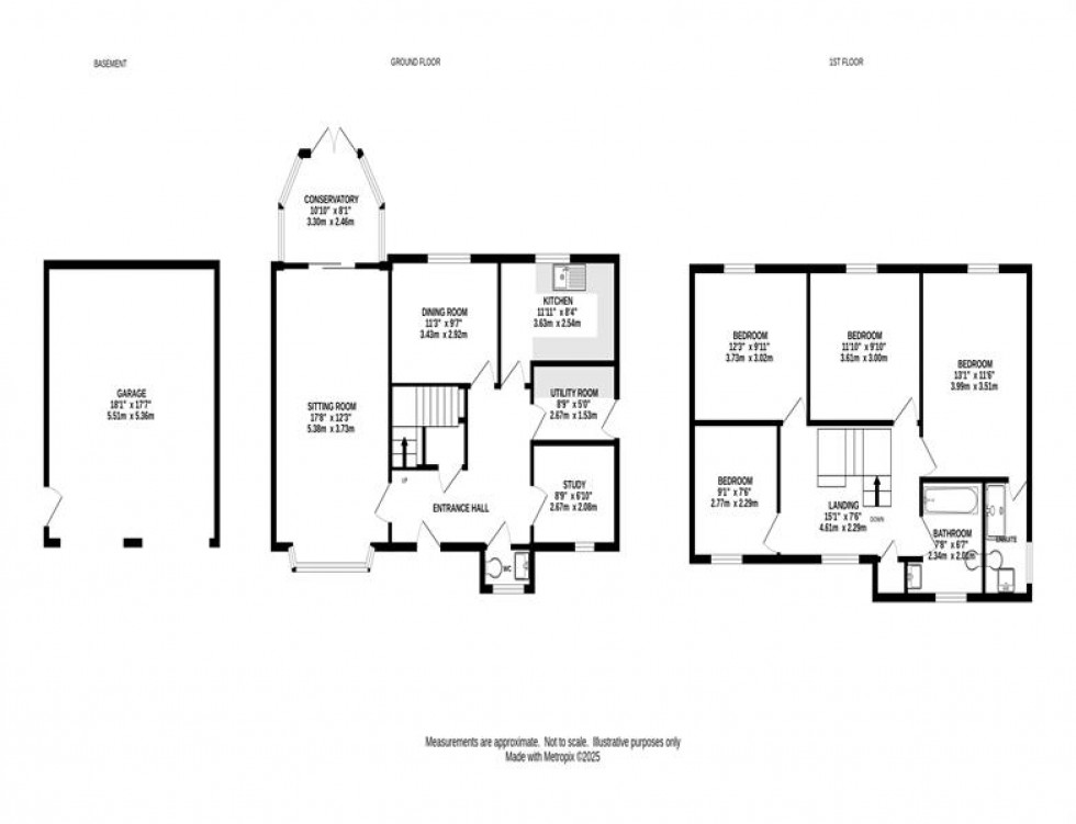 Floorplan for Reddish Lane, Whaley Bridge, High Peak