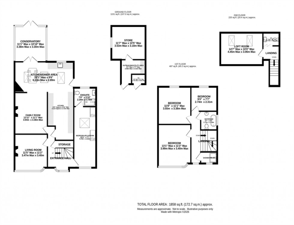 Floorplan for Lindsell Road, West Timperley, Altrincham