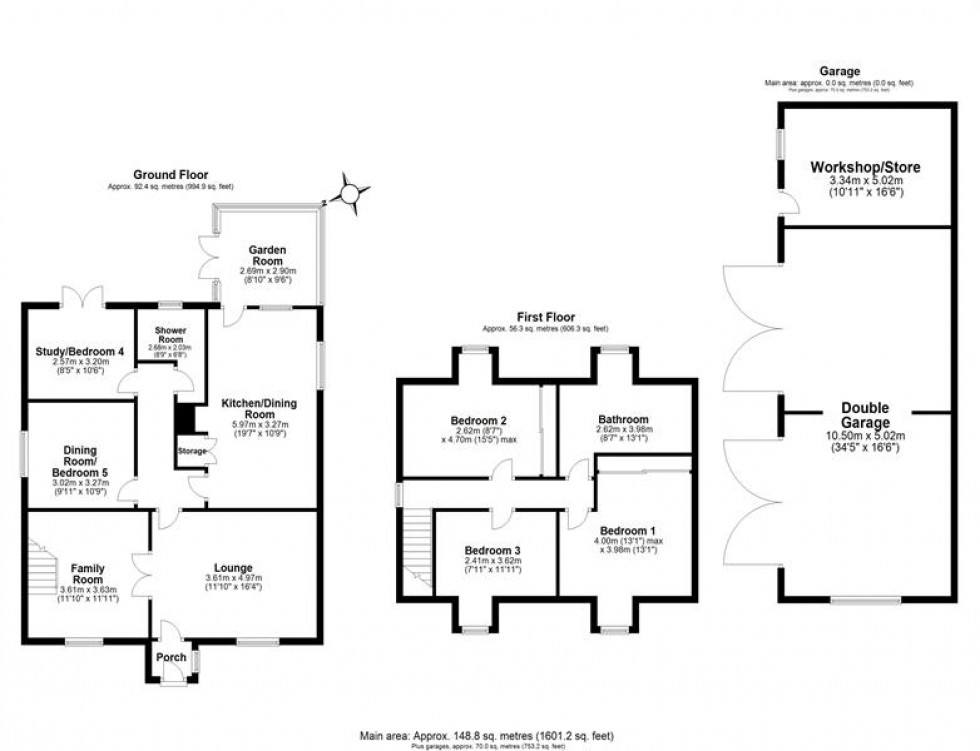 Floorplan for Top Road, Kingsley, Frodsham