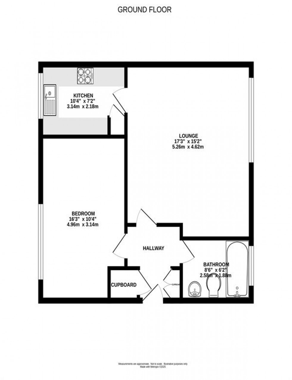 Floorplan for Heaton Moor Road, Stockport