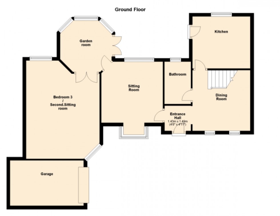 Floorplan for Earles Lane, Kelsall