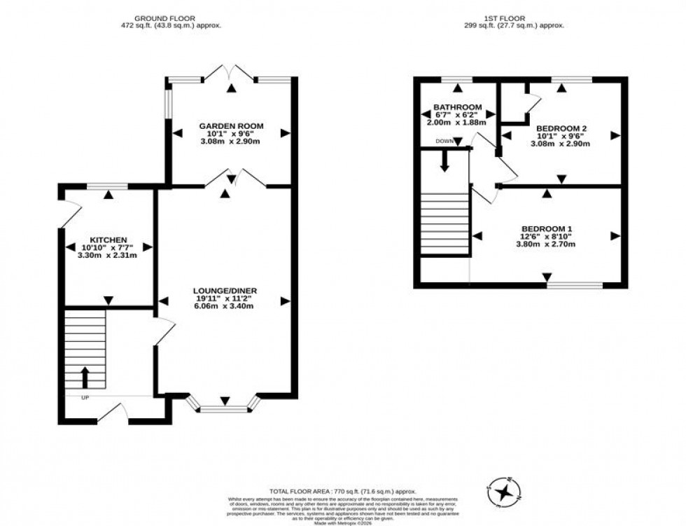 Floorplan for Mountain View, Helsby, Frodsham