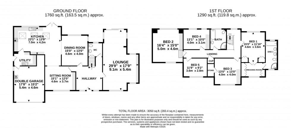 Floorplan for Park Road, Hale, Altrincham
