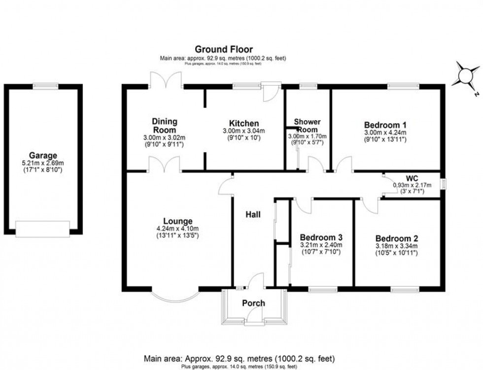 Floorplan for Beech View Road, Kingsley, Frodsham