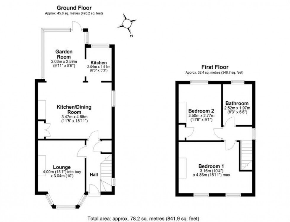 Floorplan for Top Road, Frodsham