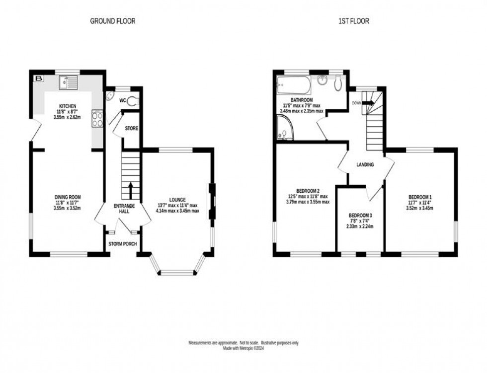 Floorplan for Albert Road East, Hale, Altrincham
