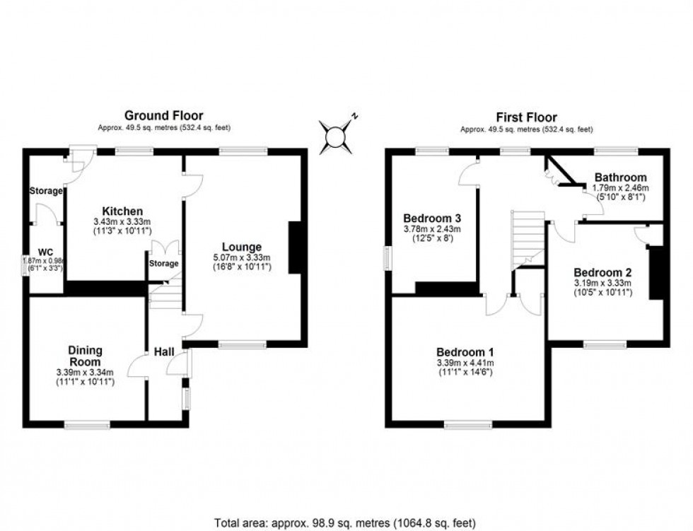 Floorplan for Kingsway, Frodsham