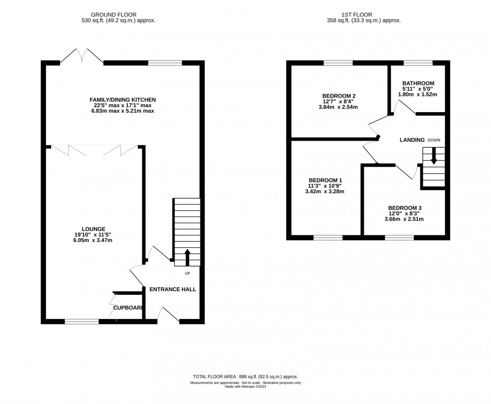 Floorplan for Oakfield Road, Alderley Edge