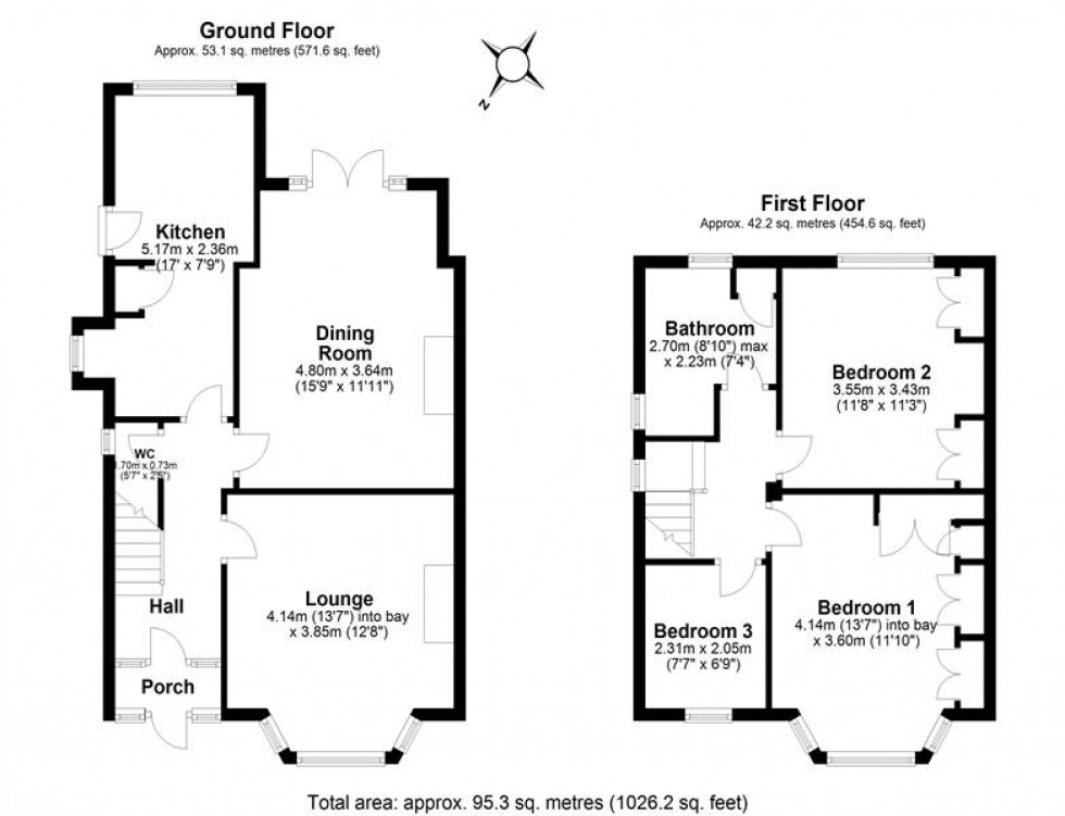 Floorplan for Chester Road, Helsby, Frodsham