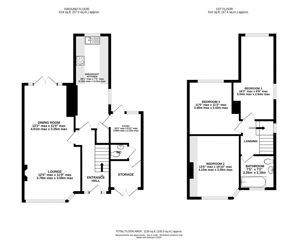 Floorplan for 2 Sandileigh Drive, Hale, Altrincham WA15 8AS