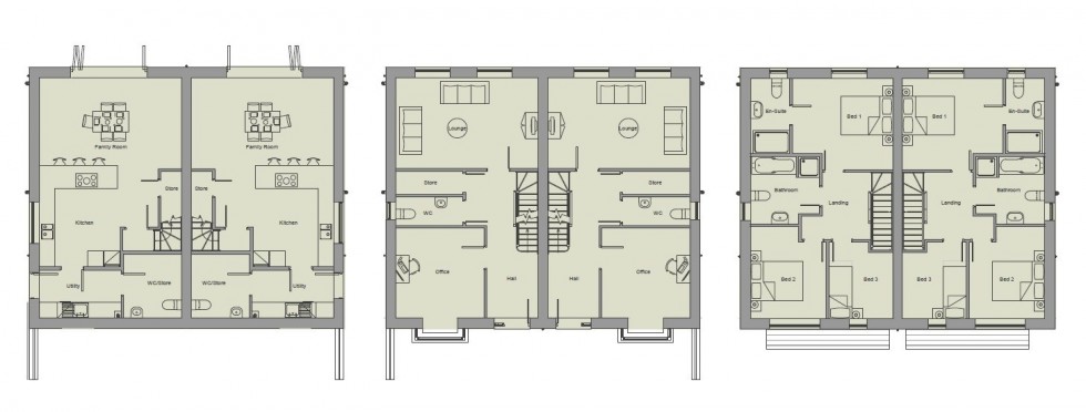 Floorplan for Longclough Drive, Glossop
