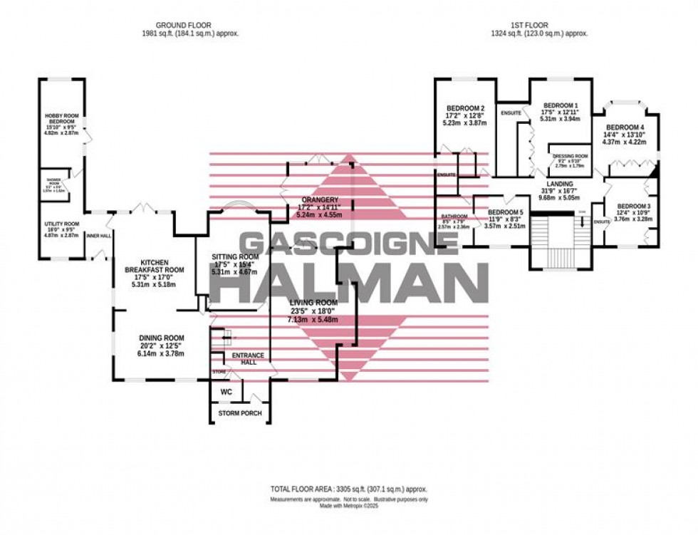 Floorplan for Bramhall Park Road, Bramhall