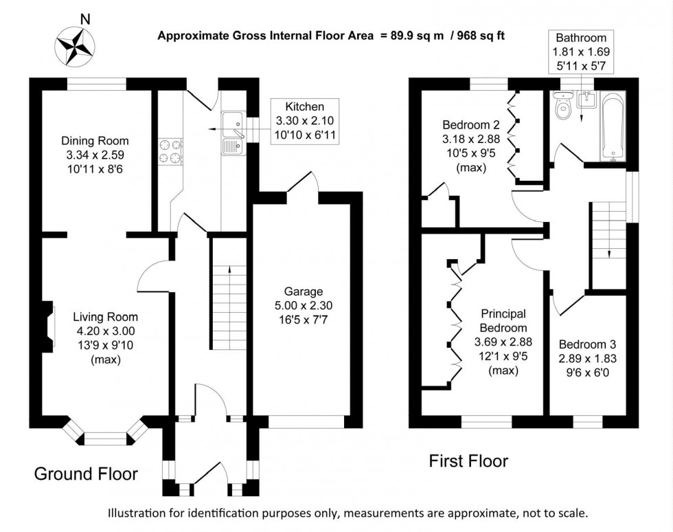 Floorplan for Bollin Drive, Lymm