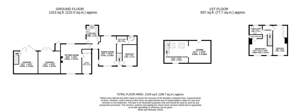 Floorplan for Brookside, Kingsley