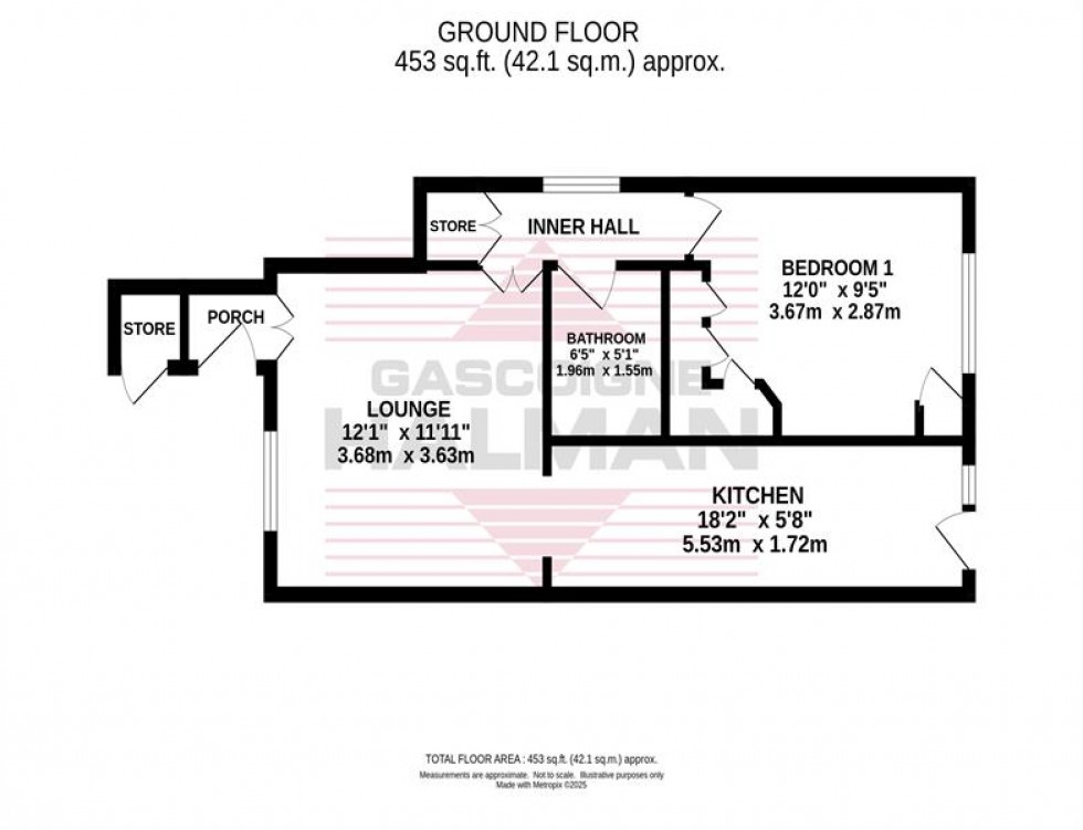 Floorplan for Giffard Walk, Bramhall