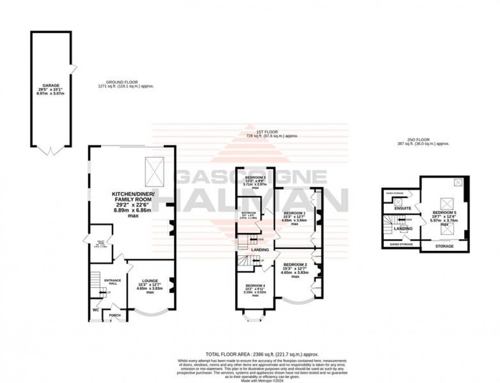 Floorplan for Framingham Road, Sale