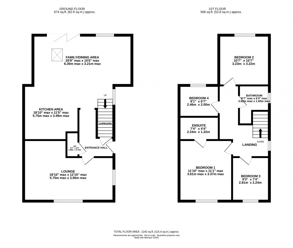 Floorplan for Crescent Road, Alderley Edge