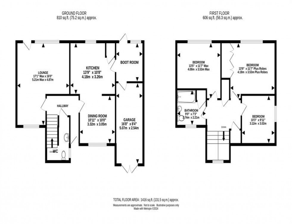 Floorplan for 18 Weygates Drive, Hale Barns