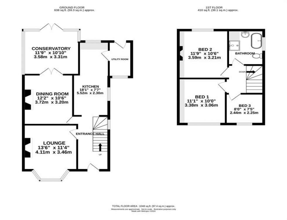 Floorplan for Hale Low Road, Hale, Altrincham