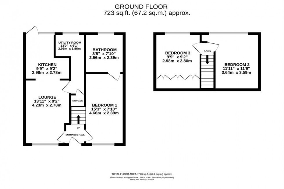 Floorplan for Thornholme Road, Marple