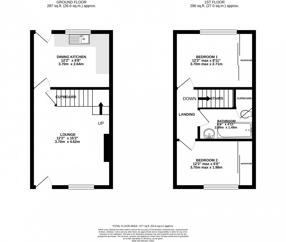 Floorplan for Lampton Close, Altrincham