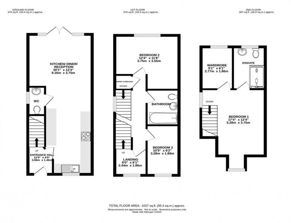 Floorplan for George Jackson Avenue, Holmes Chapel