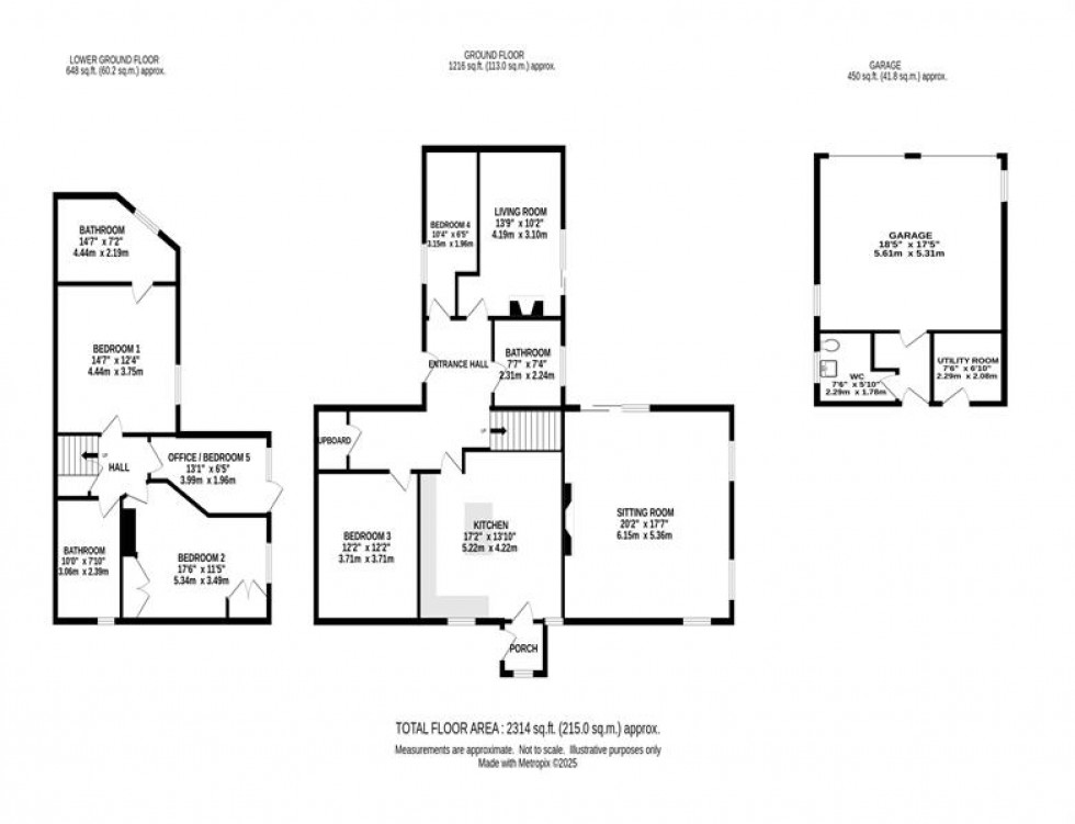 Floorplan for Fernilee, Whaley Bridge, High Peak