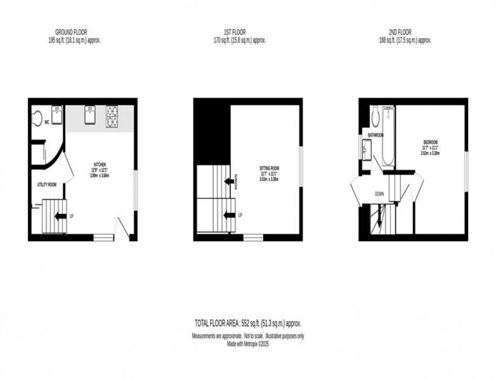 Floorplan for Fernilee, Whaley Bridge, High Peak