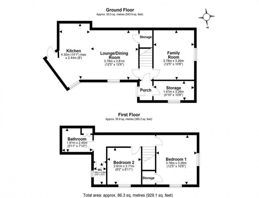 Floorplan for Robin Hood Lane, Helsby, Frodsham