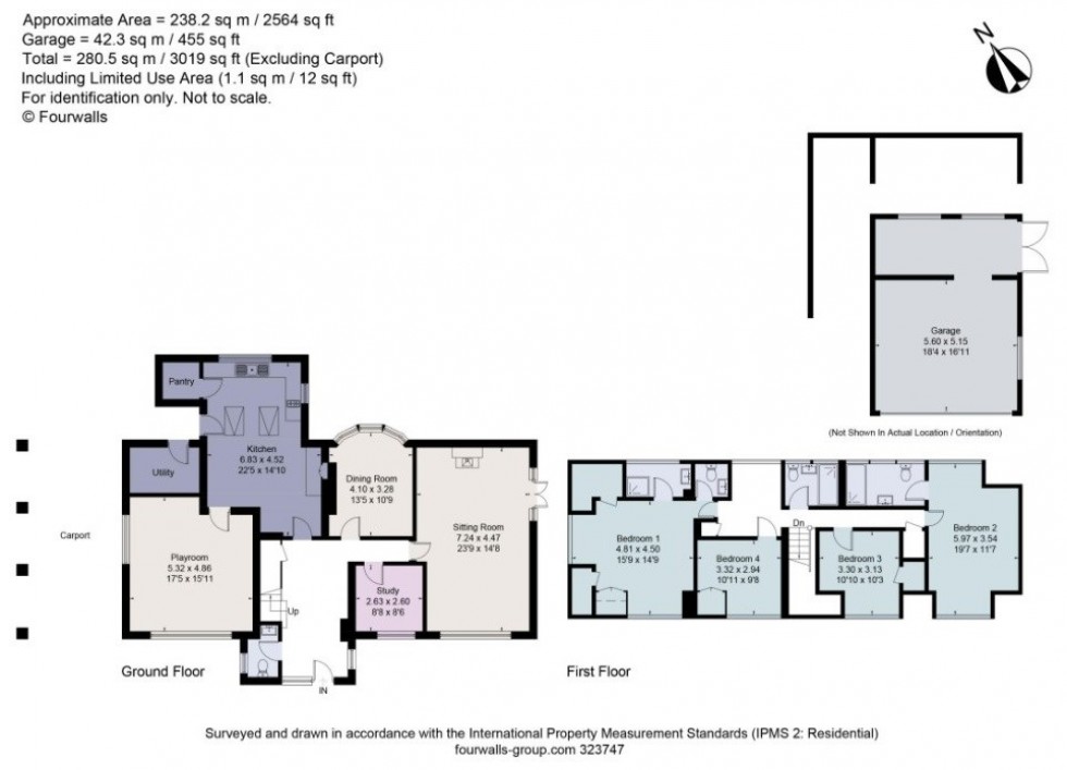 Floorplan for Moss Lane, Manley