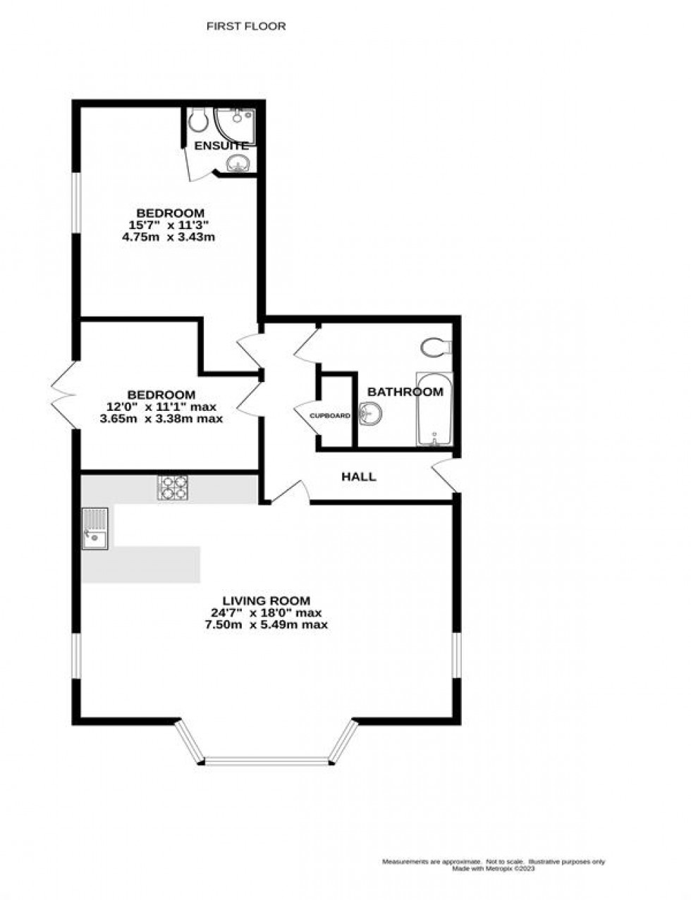 Floorplan for Green Lane, Chinley, High Peak