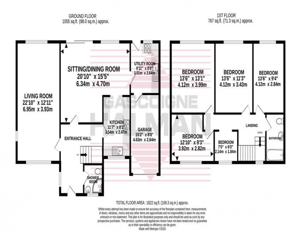Floorplan for Highfield Road, Cheadle Hulme, Cheadle