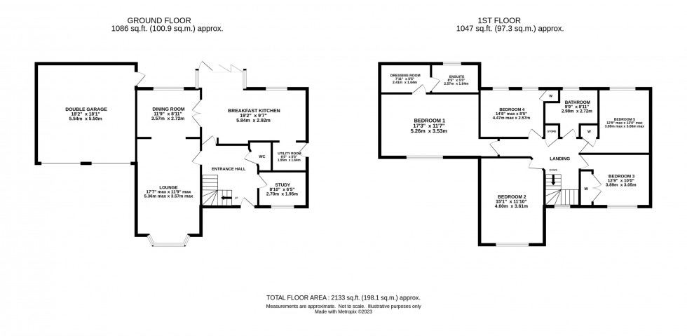 Floorplan for Ely Park, Sandymoor