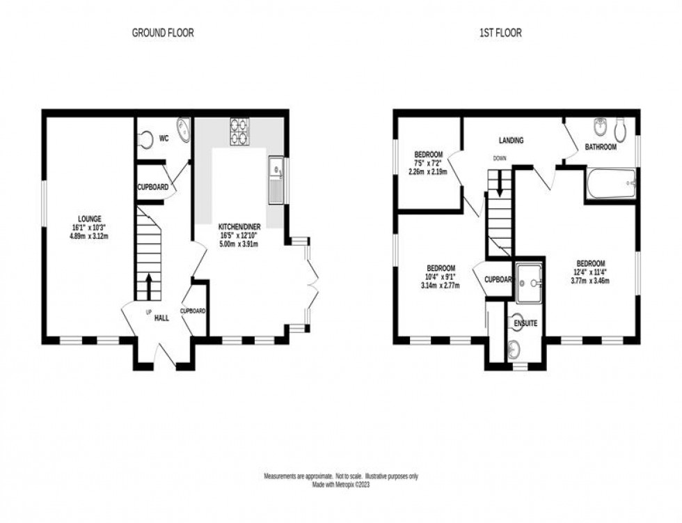 Floorplan for Goodman Close, Chapel-En-Le-Frith, High Peak
