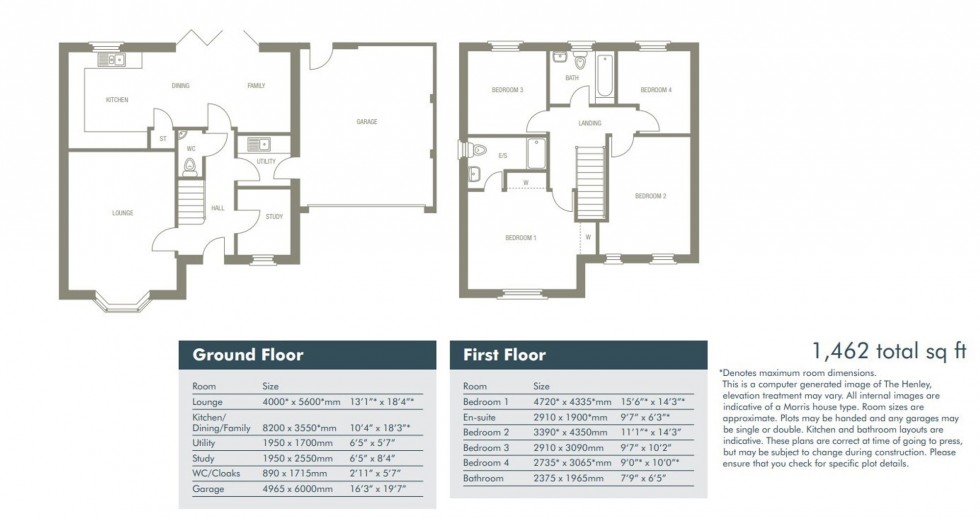 Floorplan for The Meadow, London Road, SK11