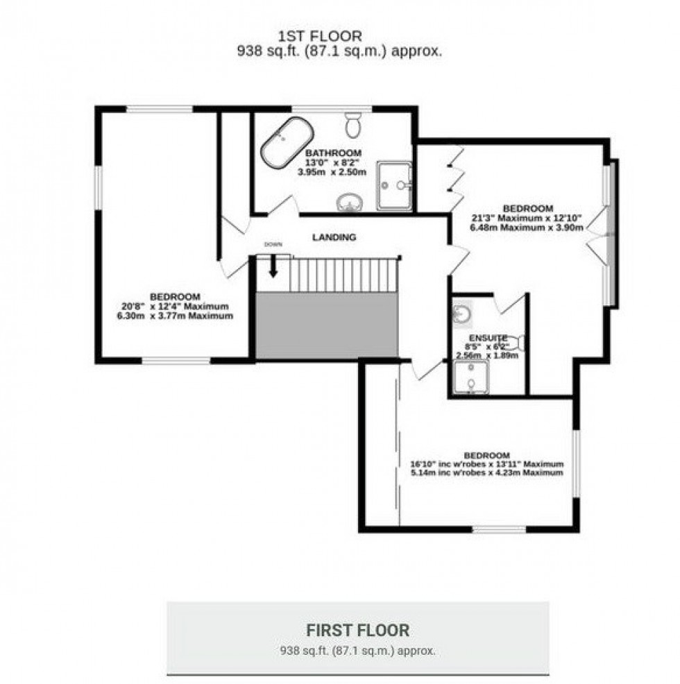 Floorplan for Chester Road, Kelsall