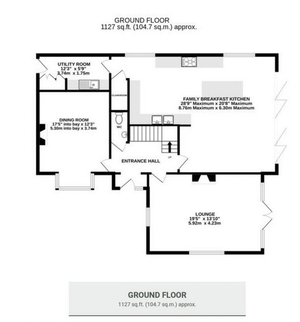 Floorplan for Chester Road, Kelsall