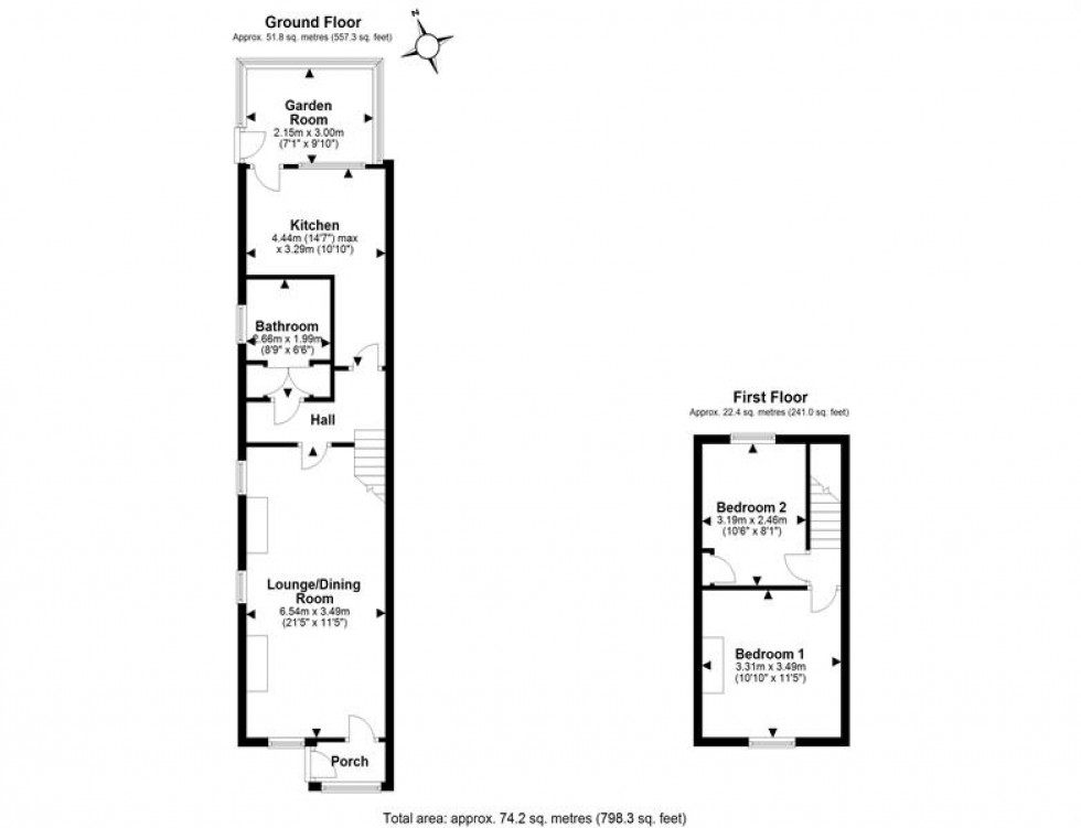 Floorplan for Fingerpost Lane, Norley, Frodsham