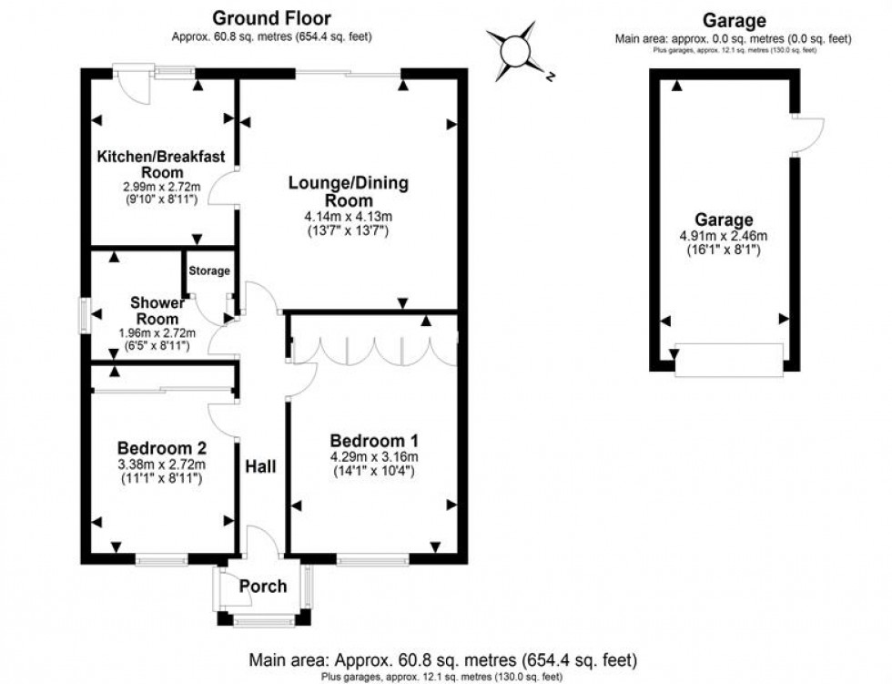 Floorplan for St. Lukes Way, Frodsham