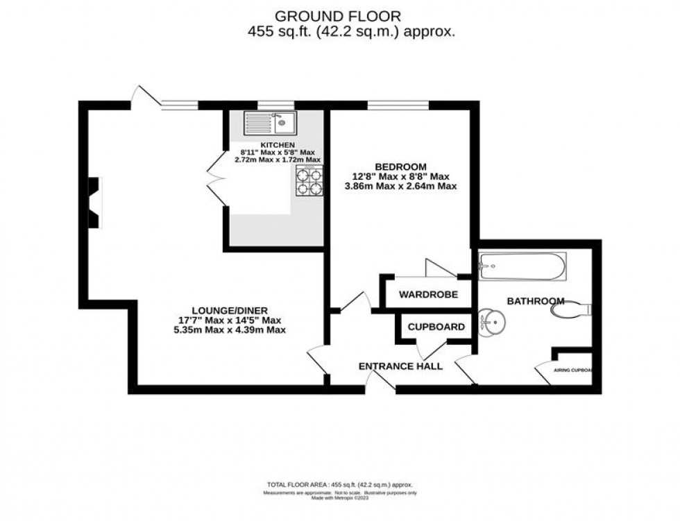 Floorplan for Lovell Court, Parkway, Holmes Chapel