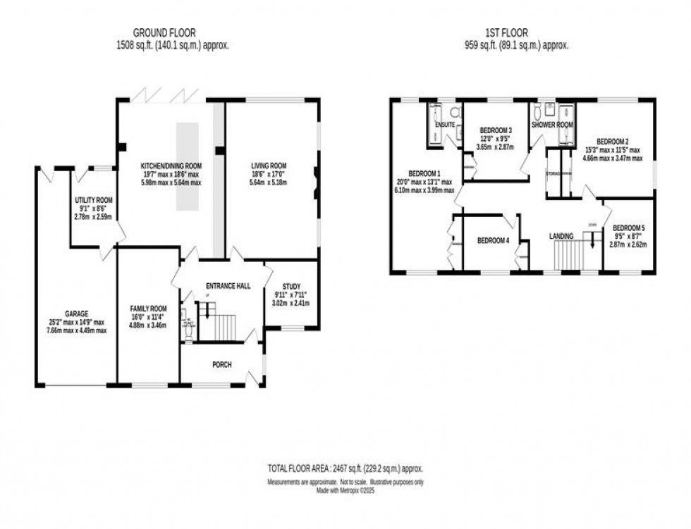 Floorplan for Meadow Drive, Prestbury, Macclesfield