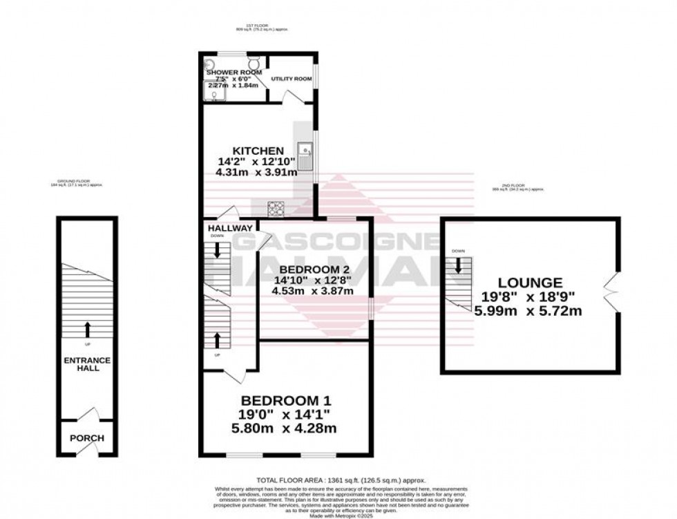 Floorplan for Ashfield Road, Cheadle