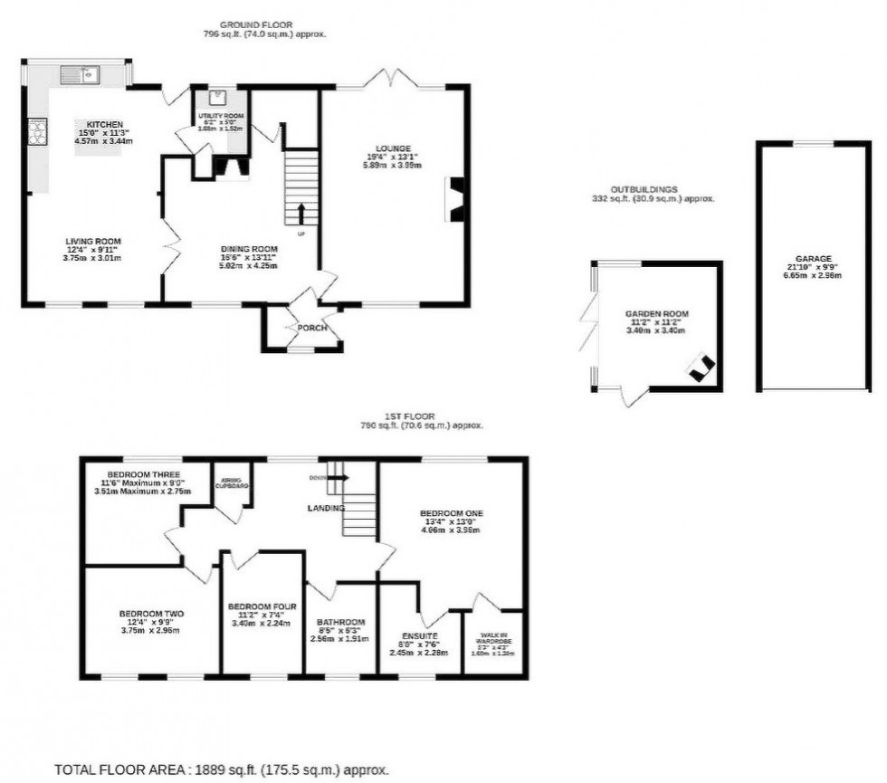 Floorplan for Old Coach Road, Kelsall