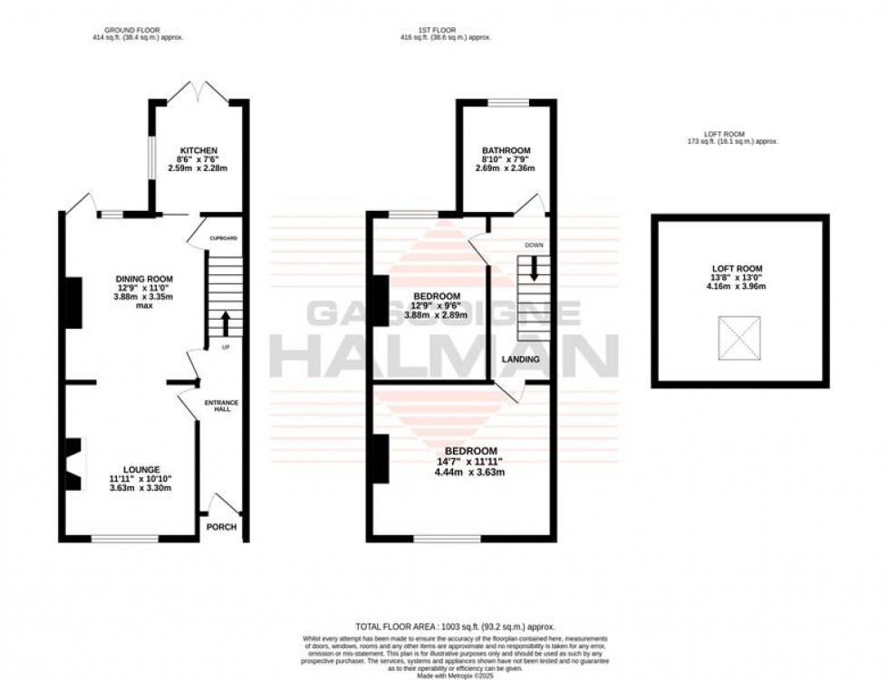 Floorplan for Anfield Road, Sale
