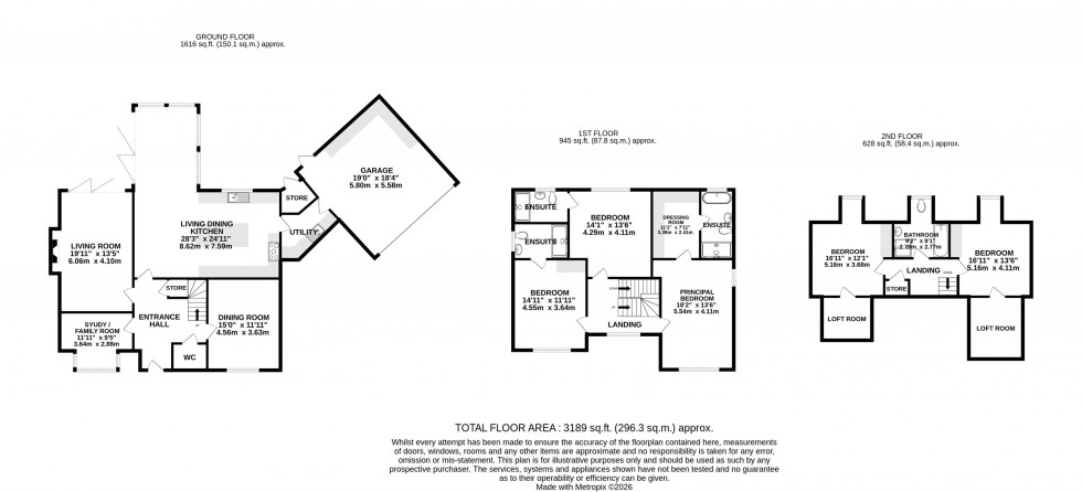 Floorplan for Robinson Close, Wilmslow