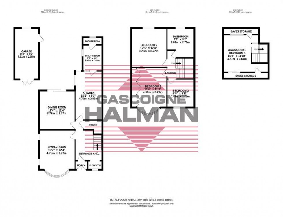 Floorplan for Moss Lane, Bramhall