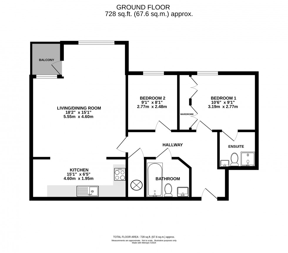 Floorplan for The Beeches, Warford Park, Faulkners Lane, Mobberley