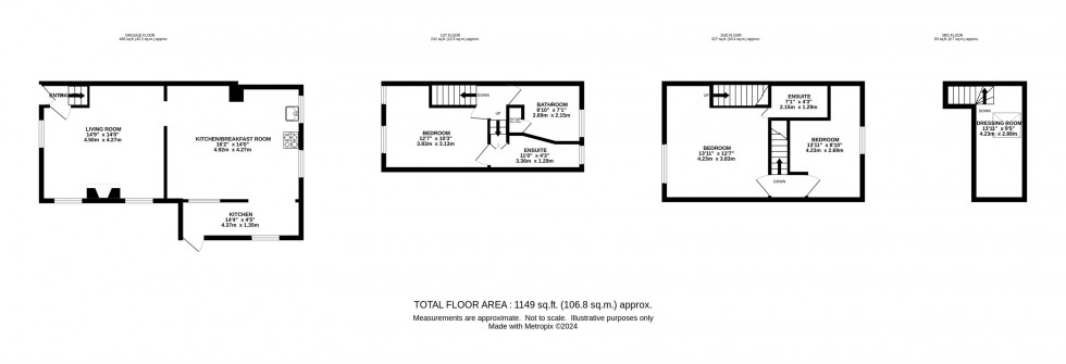 Floorplan for 1 Stephouse, Hollywood Road, Mellor, 