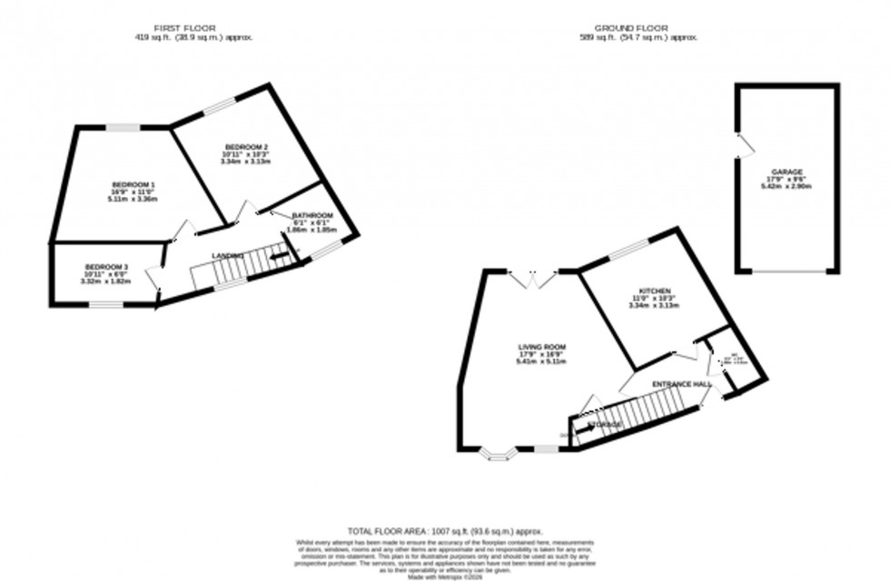 Floorplan for Wellcroft Gardens, Lymm, WA13