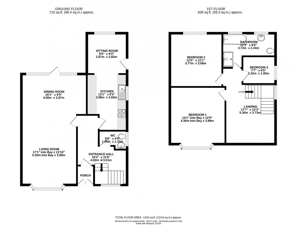 Floorplan for Chelsfield Grove, Chorlton